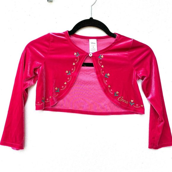 Disney Jumping Beans  Girls Bolero Size 5‎ Pink Lon - Picture 1 of 6